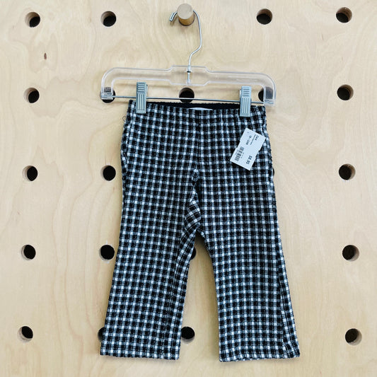 Black Plaid Pants