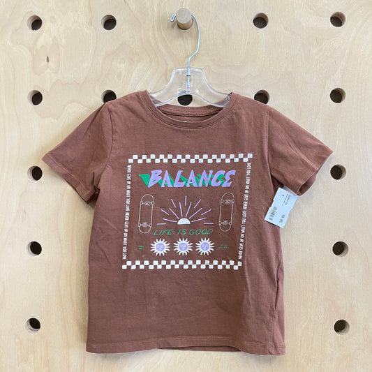 Brown BALANCE Tee