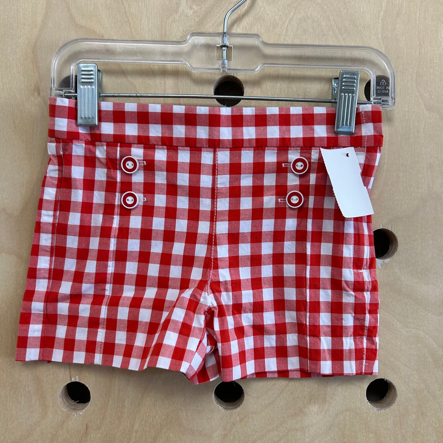 Red Gingham Shorts
