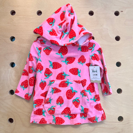 Pink Hooded Strawberry Swim Cover