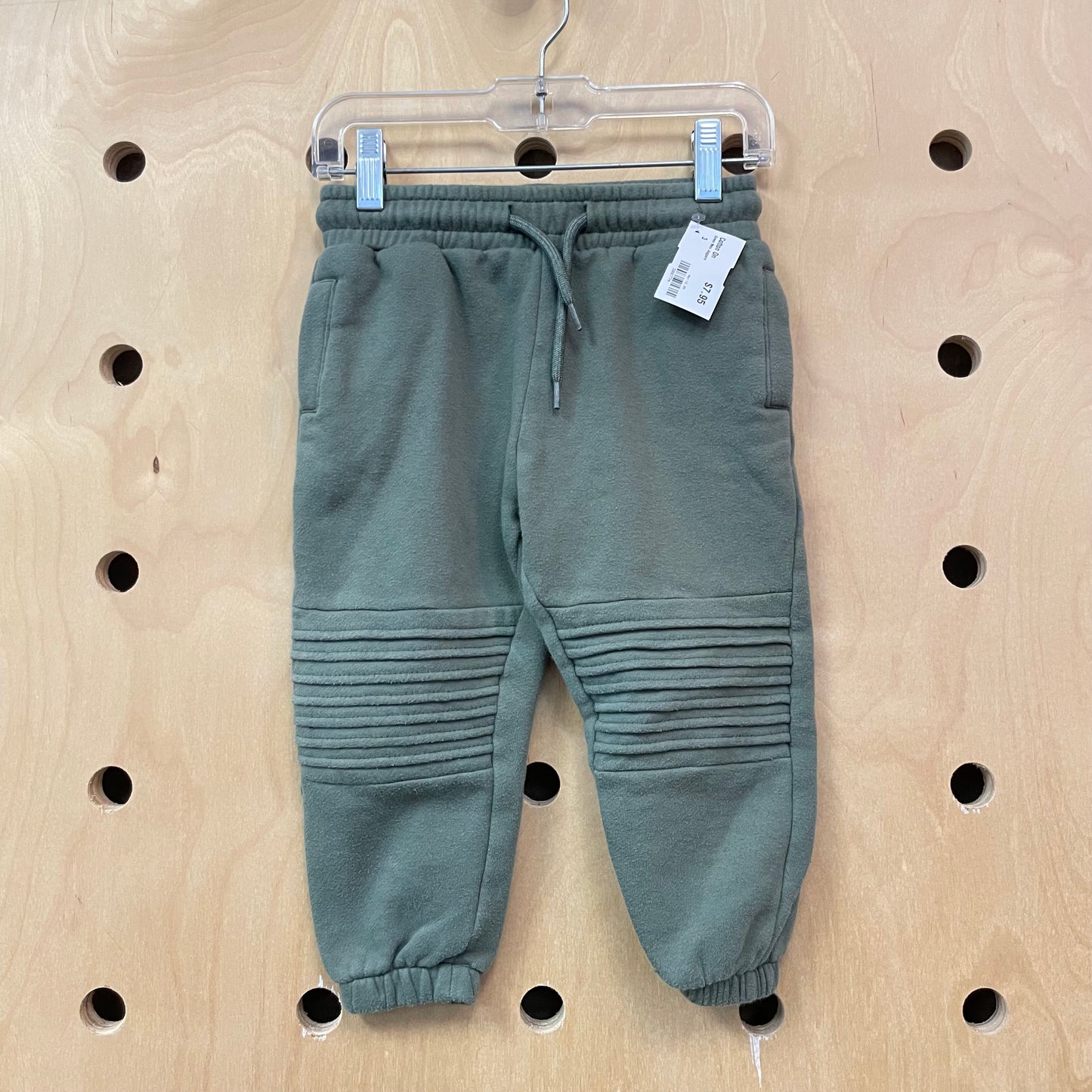 Green Moto Joggers