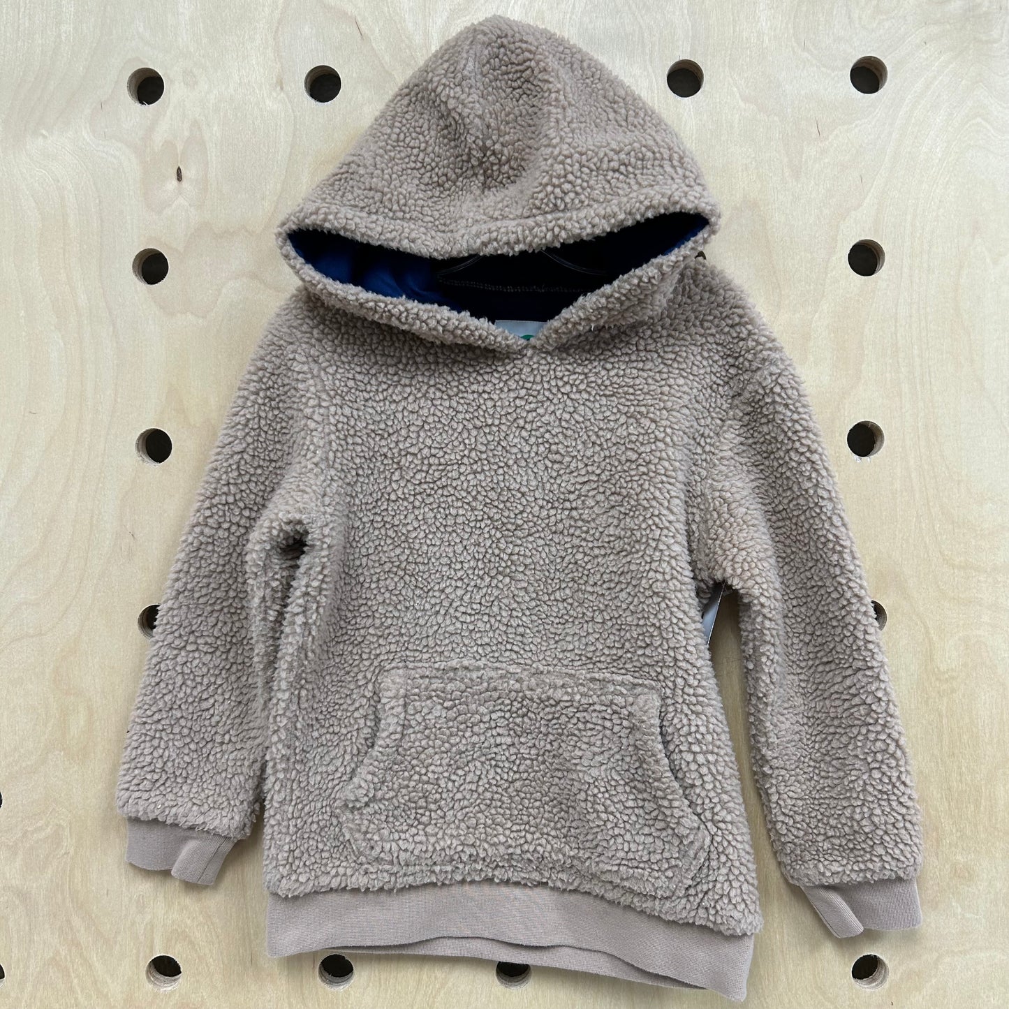 Tan Sherpa Lined Pullover