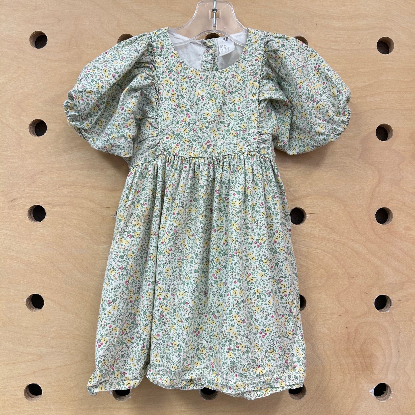 Green/Yellow Floral Dress