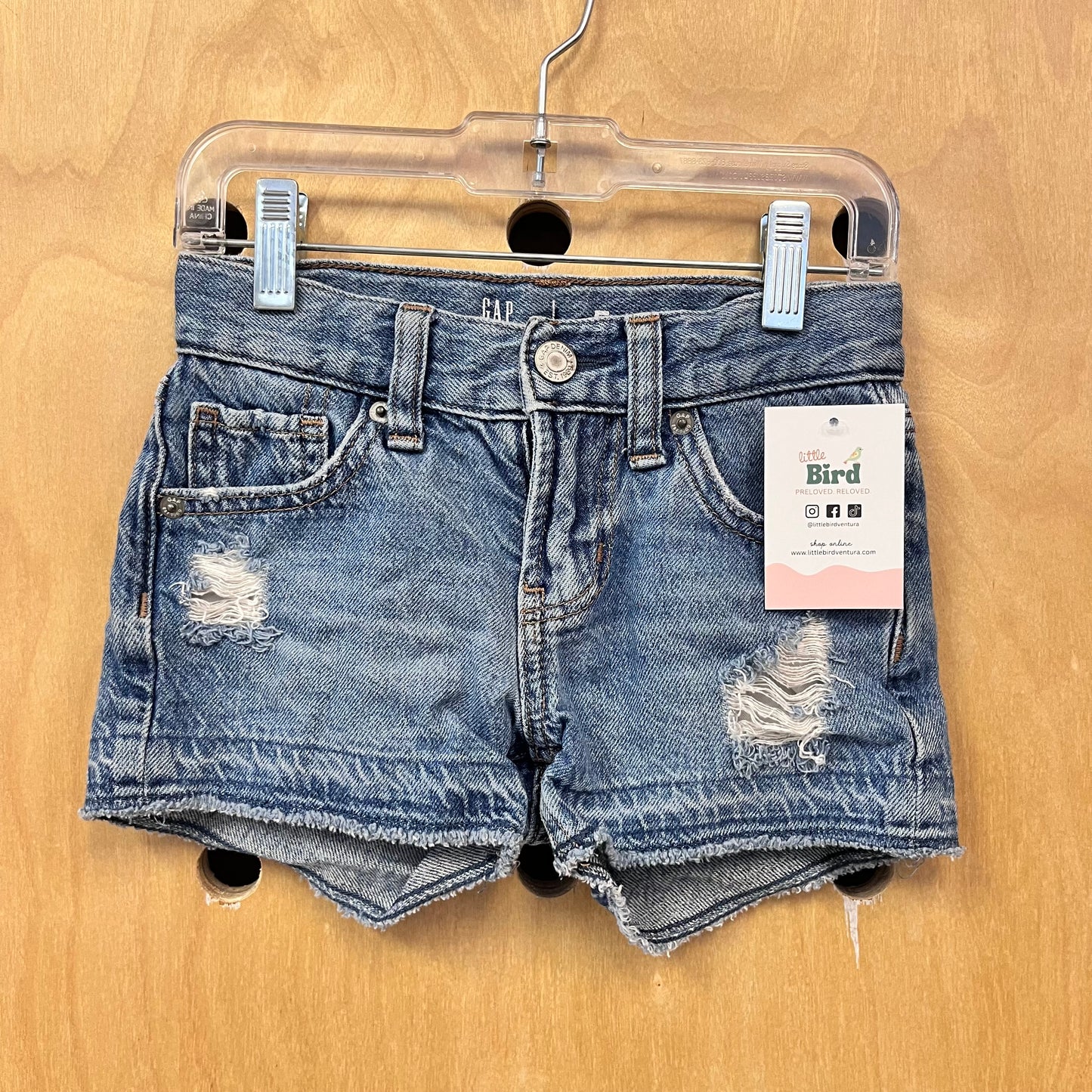 Denim Low Stride Shorts