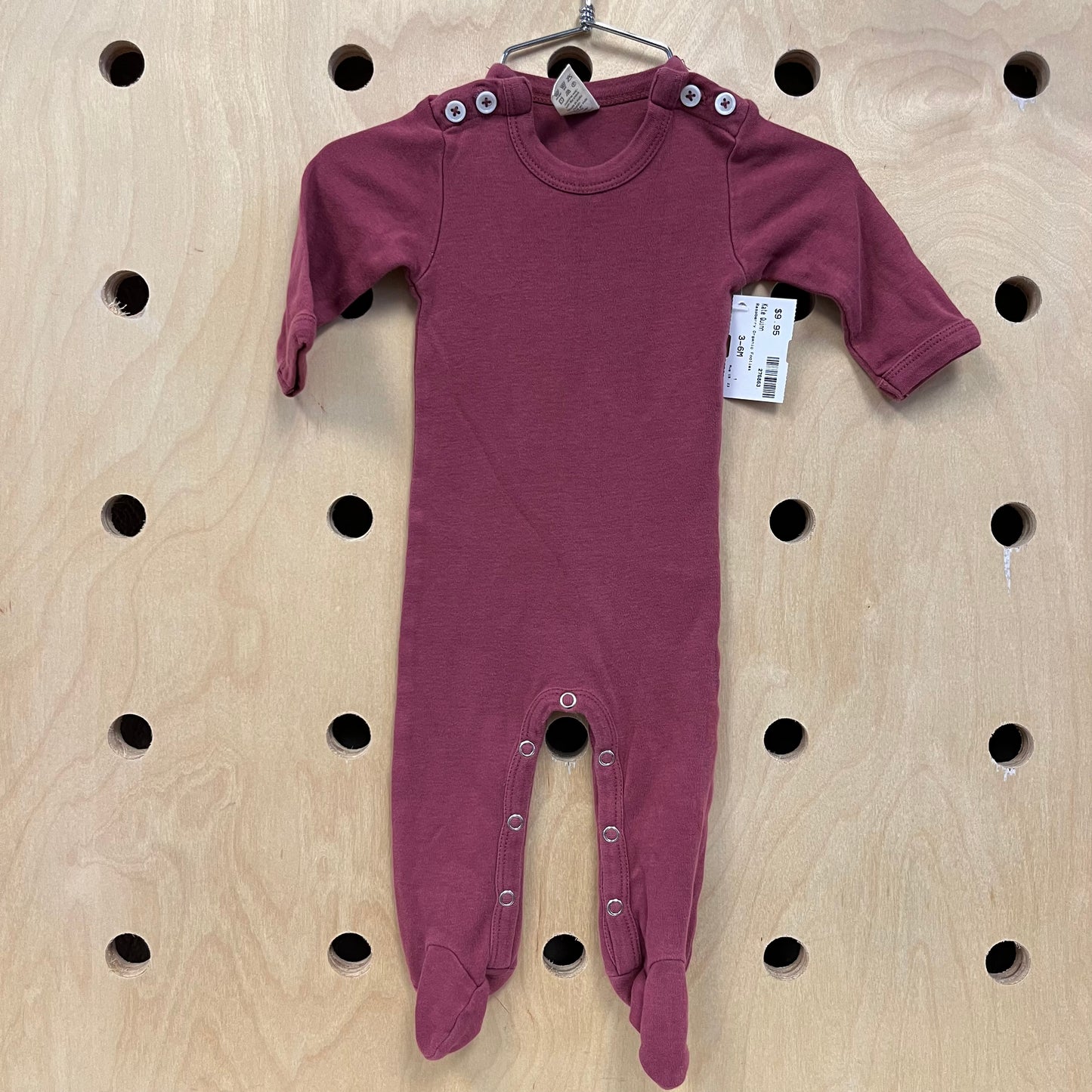 Raspberry Organic Footies