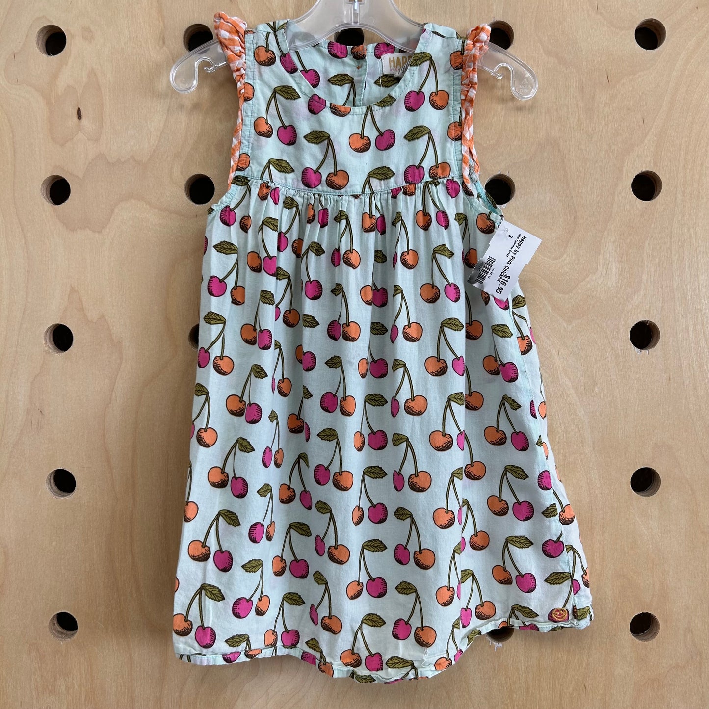 Mint Cherries Dress