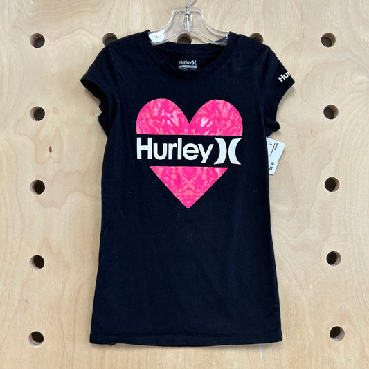 Black & Pink Heart Tee