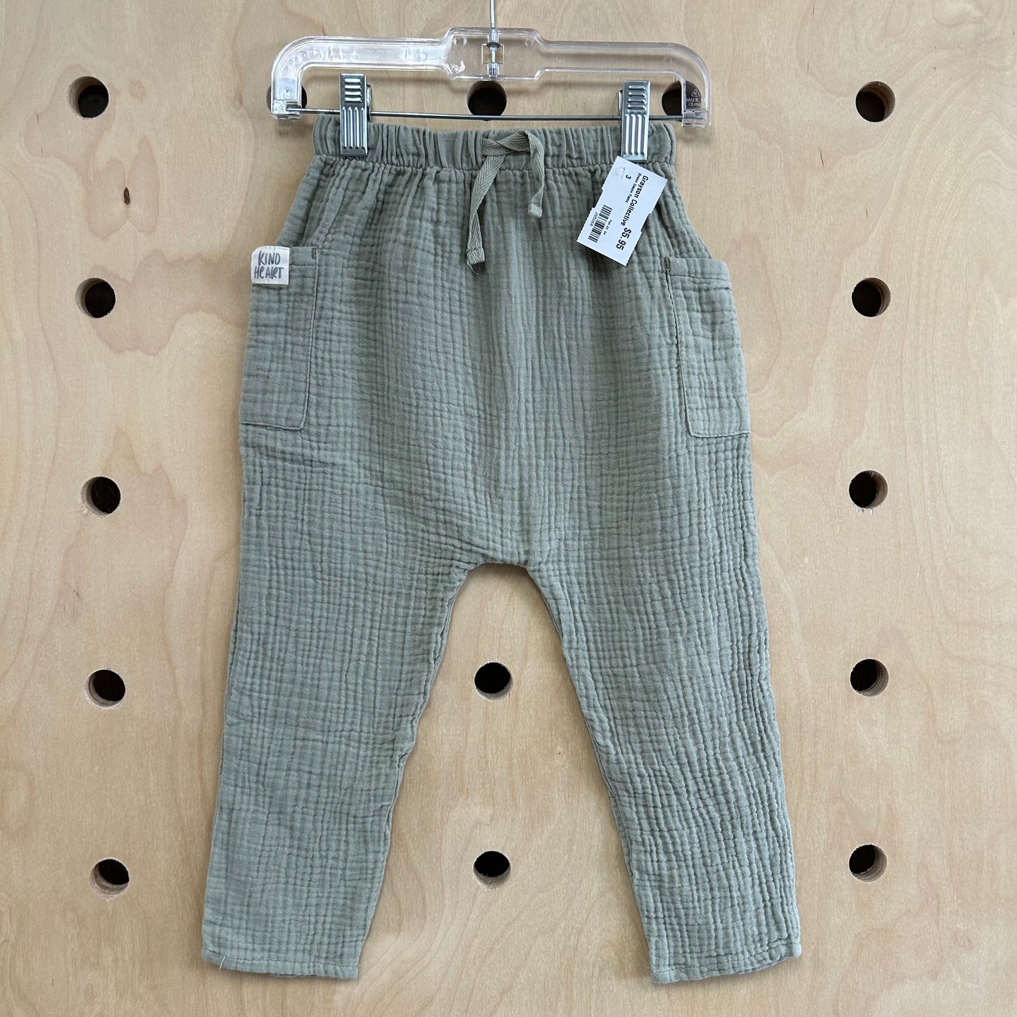 Green Gauze Pants