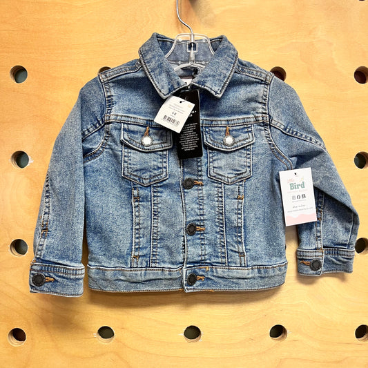 Lighter Wash Denim Snap Jacket NEW!