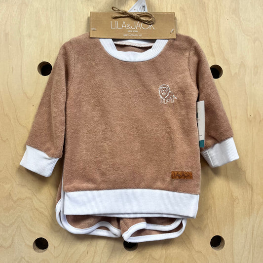 Brown/White Lion Terry Outfit NEW!