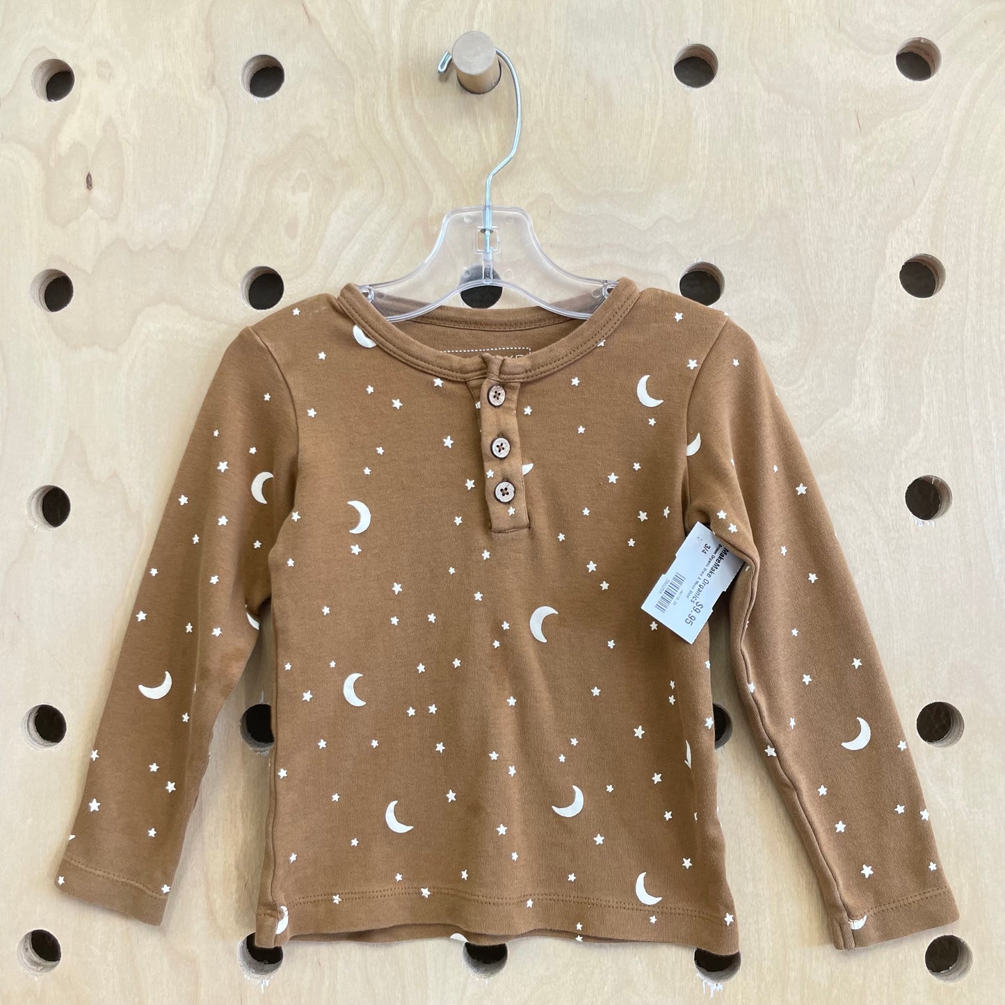 Brown Organic Stars & Moon Shirt