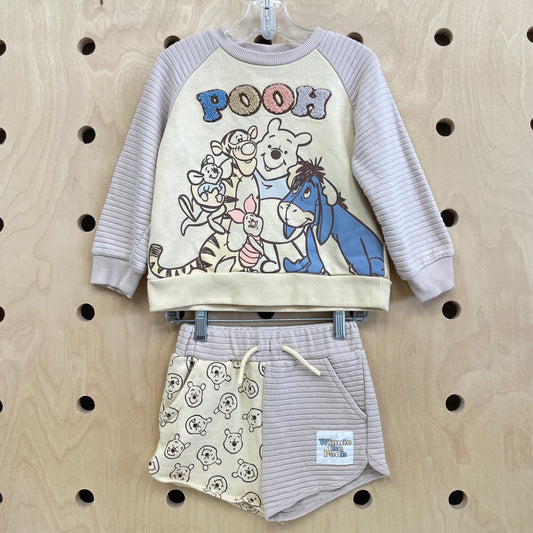 Pooh Bear Crewneck & Shorts