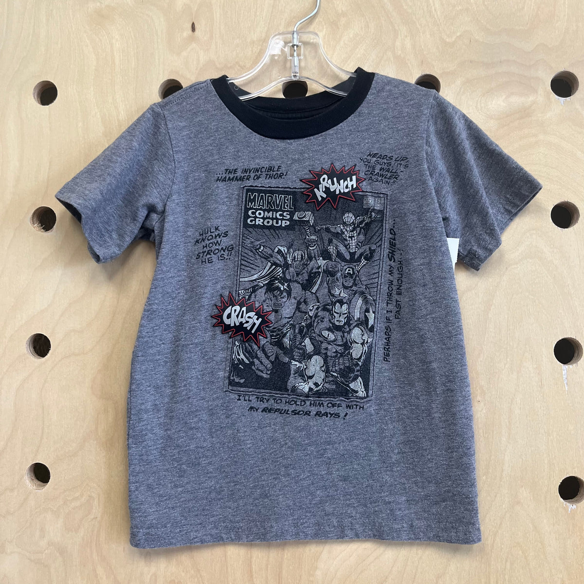 Grey Avengers Super Hero Tee