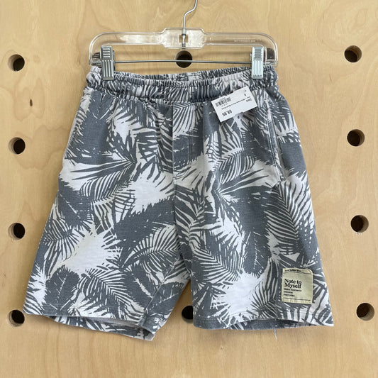 Grey + White Palms Note to Myself Shorts