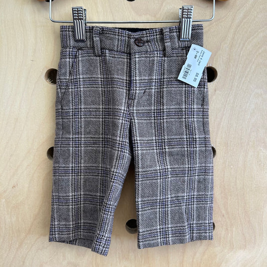 Brown Plaid Pants