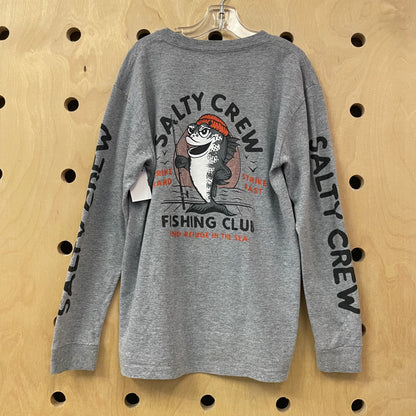 Grey FIshing Club LS Tee
