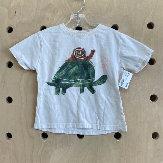 White Go with the Flow! Tee