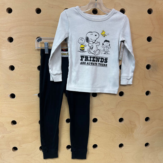 Black/White Snoopy Pajamas