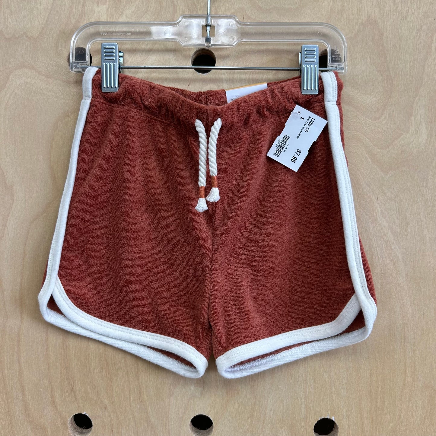 Rust Terry Shorts NEW!