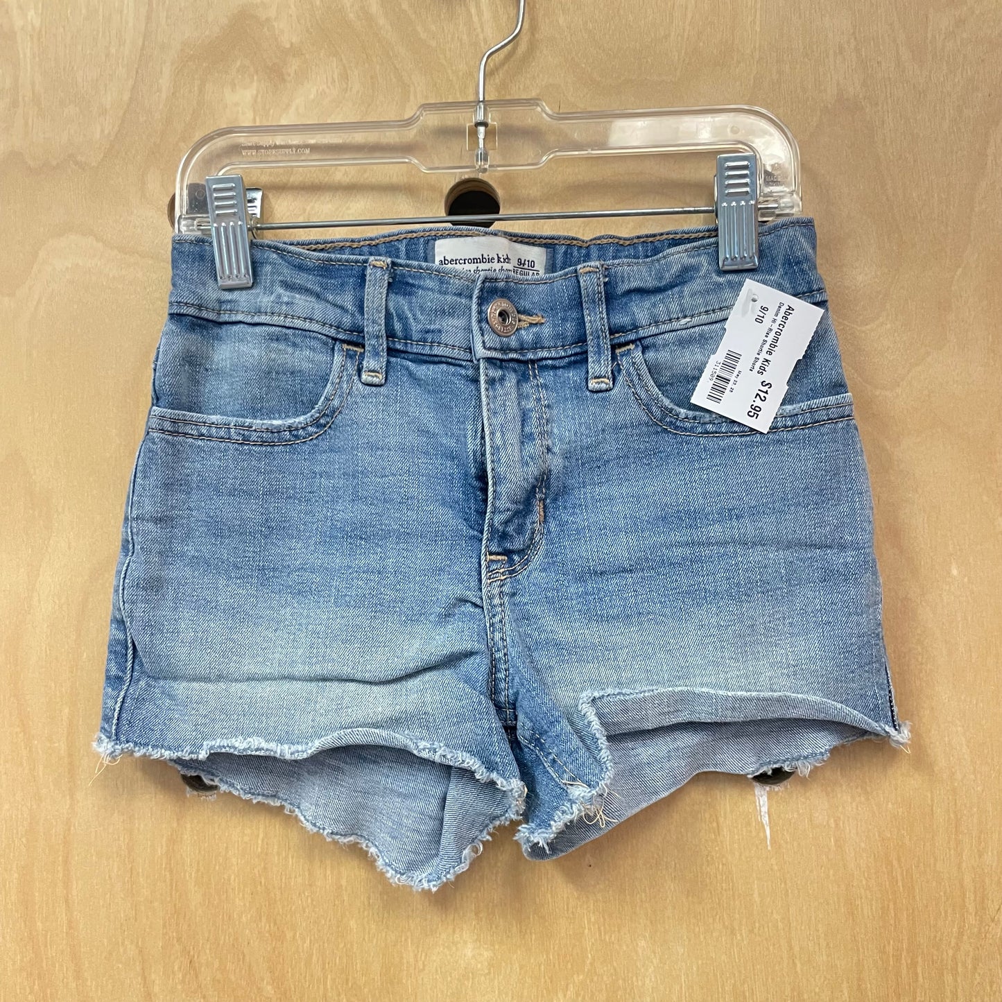 Denim Hi-Rise Shortie Shorts