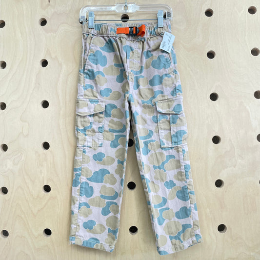 Camo Elastic Waist Pants