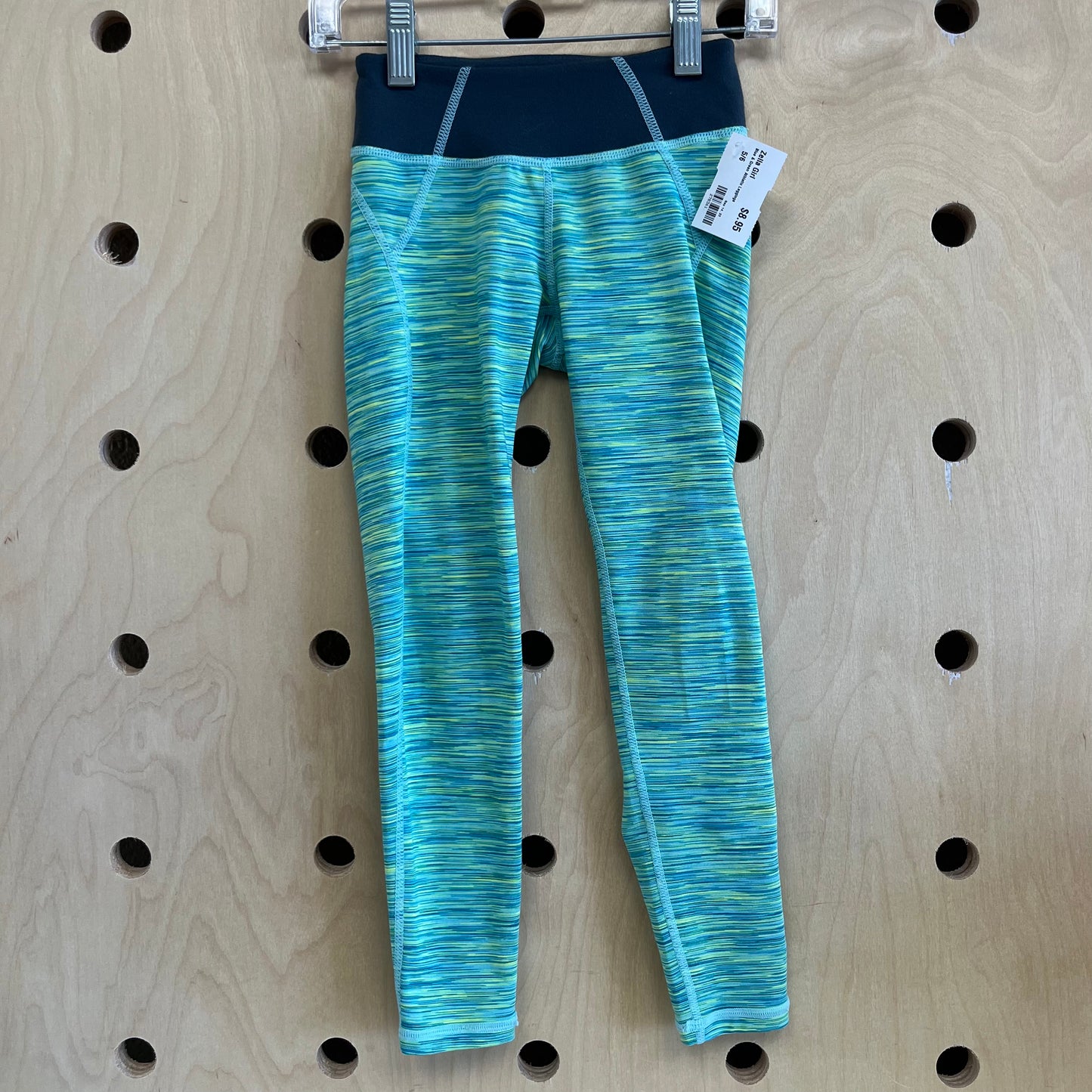 Blue & Green Athletic Leggings