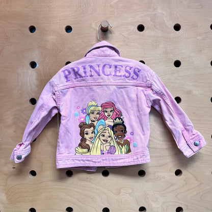 Pink Princesses Denim Jacket