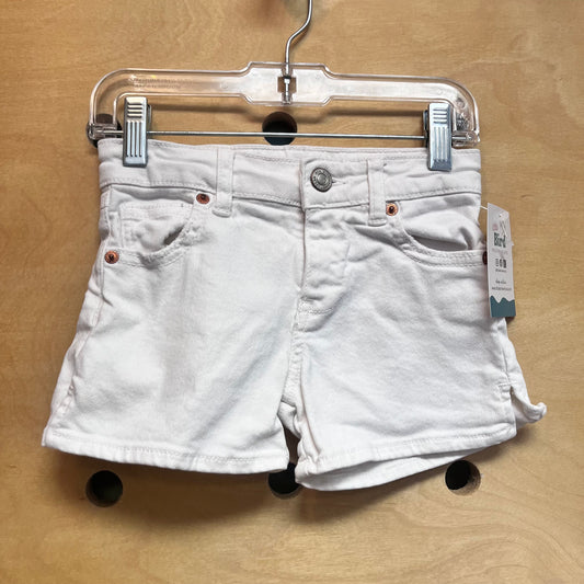 White Denim Shorts
