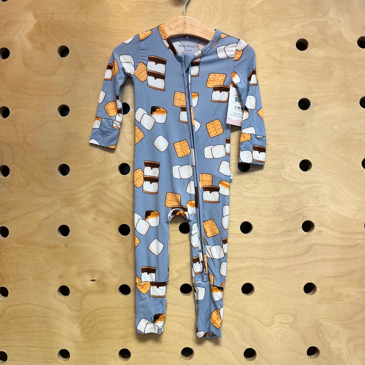 Blue S'Mores Bamboo Zippy