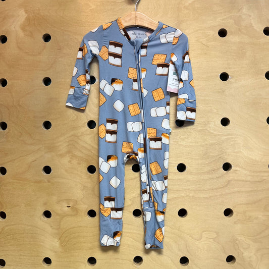 Blue S'Mores Bamboo Zippy