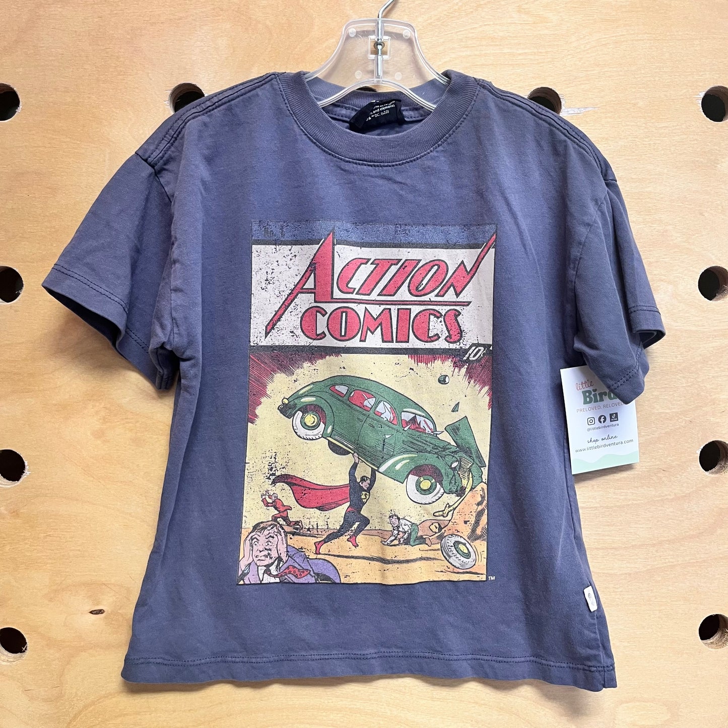 Blue 'Action Comics' Tee