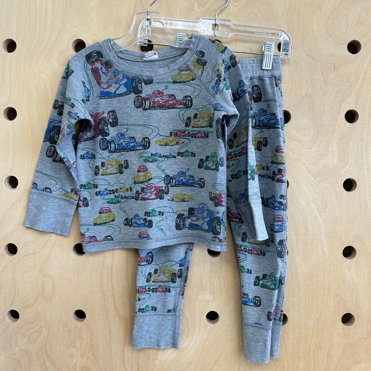 Grey Race Car Pajamas