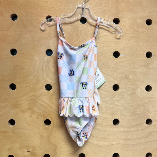 White Bluey/Bingo Swimsuit