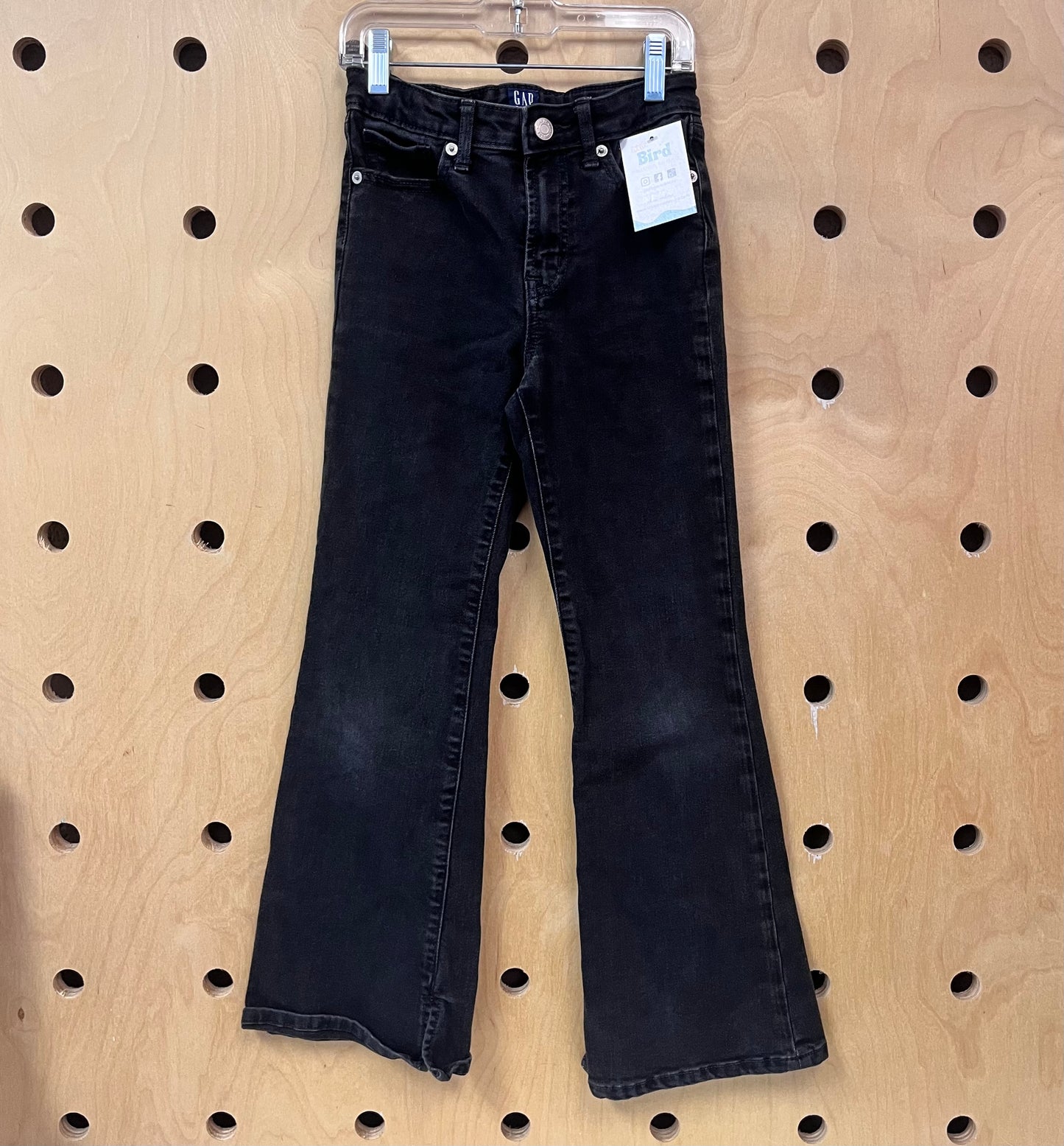 Black 70s Flare Denim