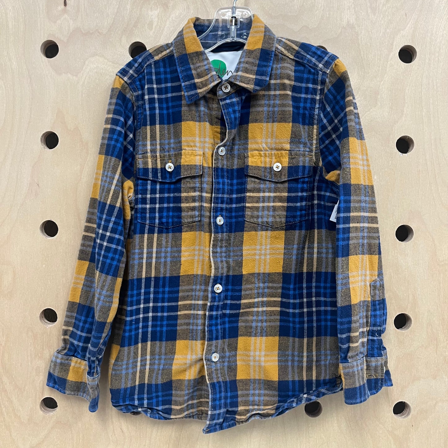 Blue & Yellow Plaid Flannel