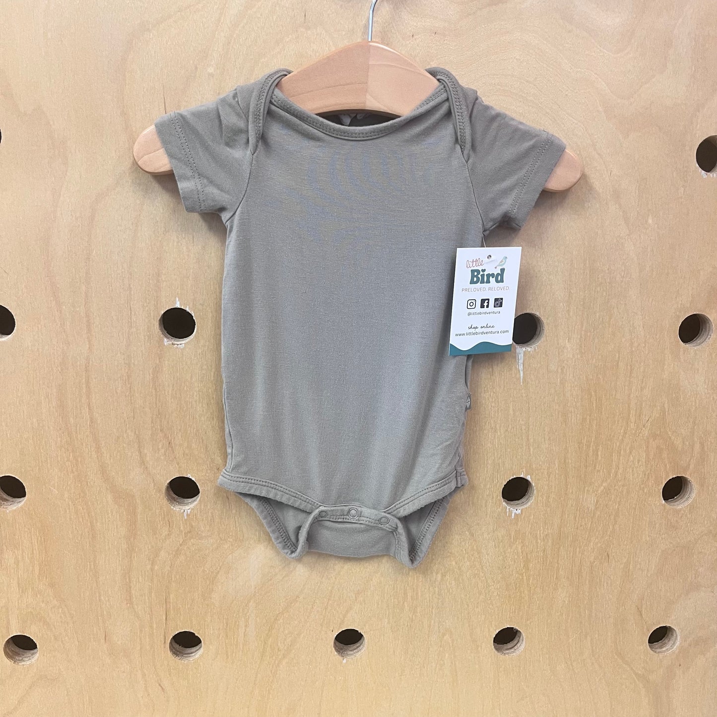 Grey Bamboo Bodysuit
