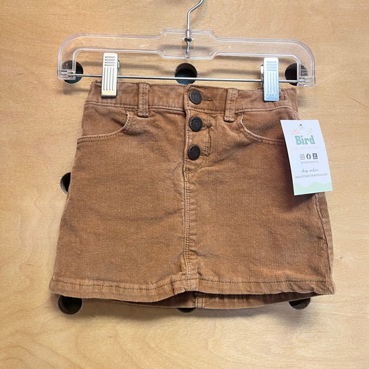 Brown Cord Skirt