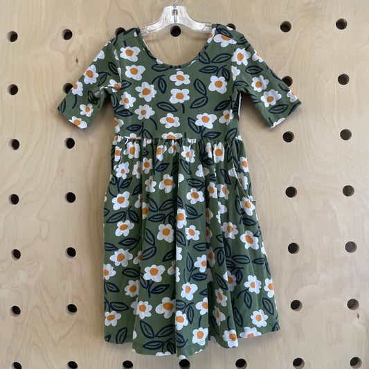 Green Floral Dress