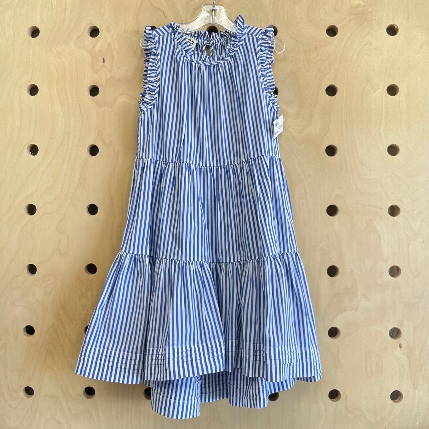 Blue + White Striped Dress