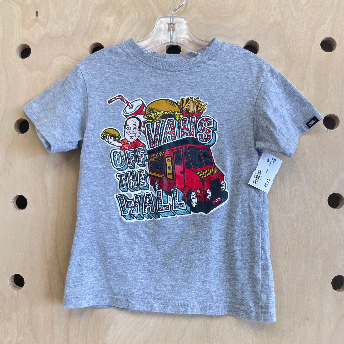 Grey Food Truck Logo Tee