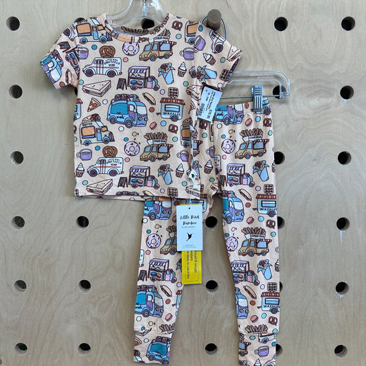 Peach Treats Bamboo Pajamas NEW!