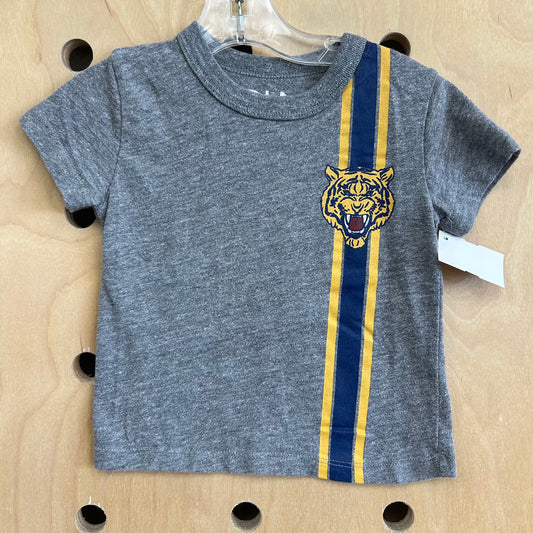 Grey Tiger Stripe Tee