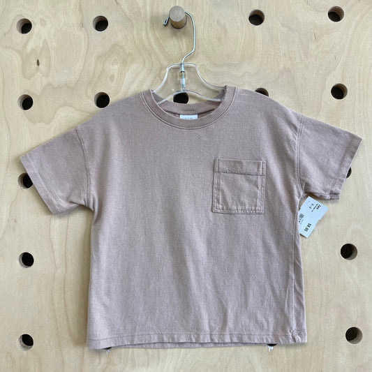 Tan Pocket Tee