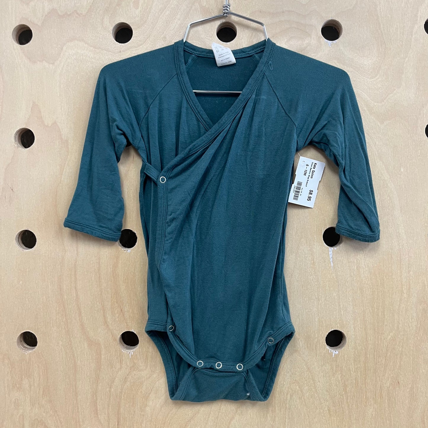 Green Bamboo Wrap Bodysuit