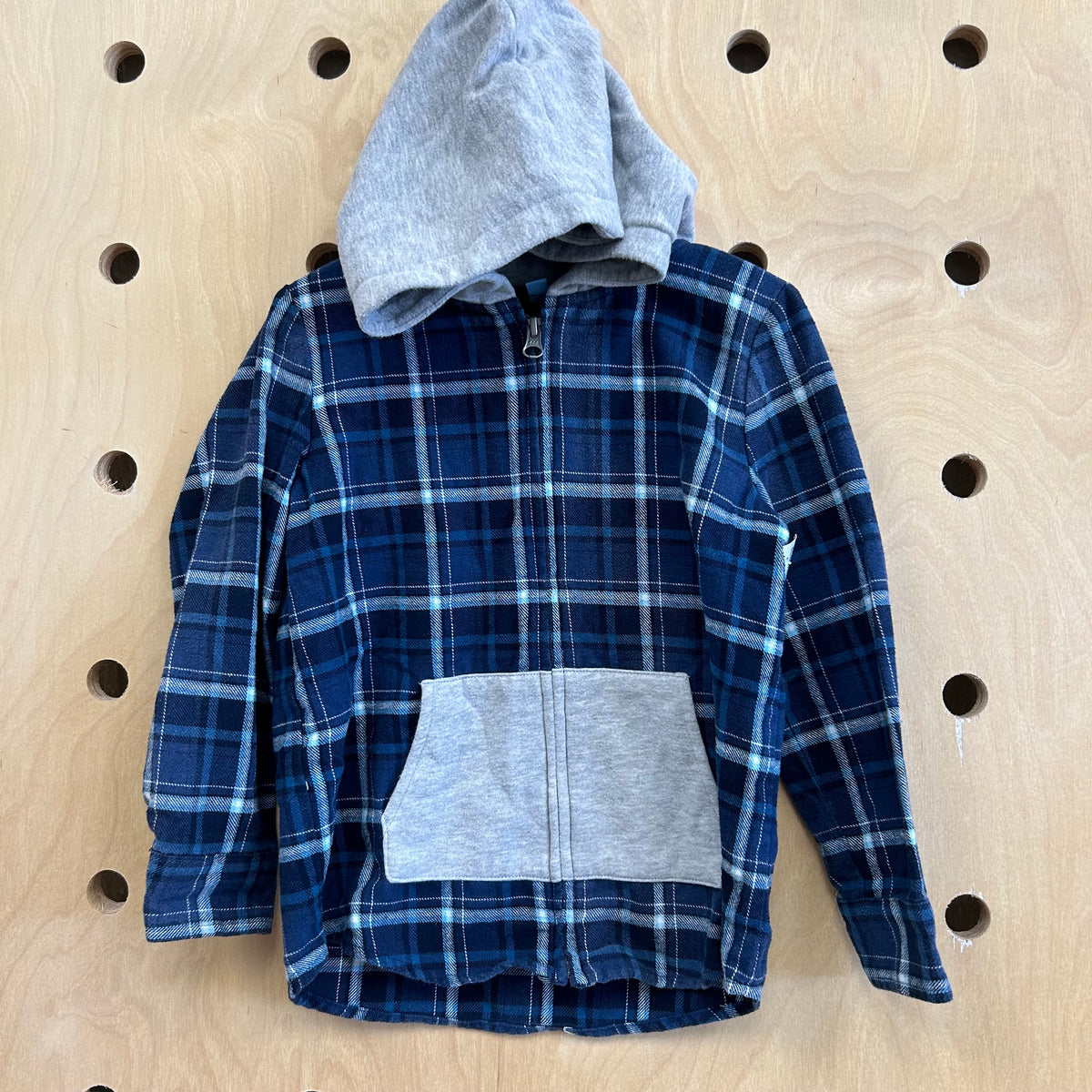 Blue Plaid Flannel Shacket
