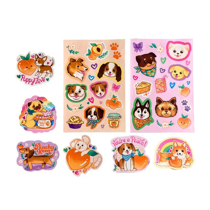 Puppies & Peaches Stickerville