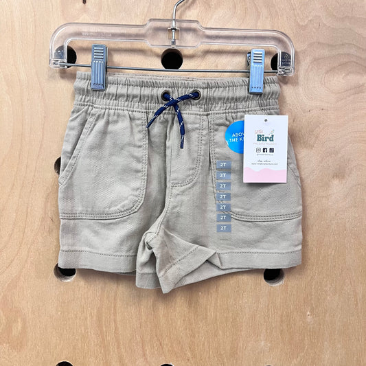 Khaki Drawstring Shorts NEW!