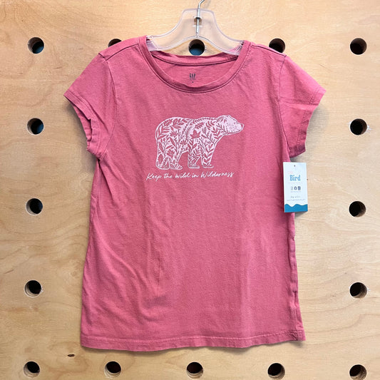 Floral Bear Keep the Wild Tee