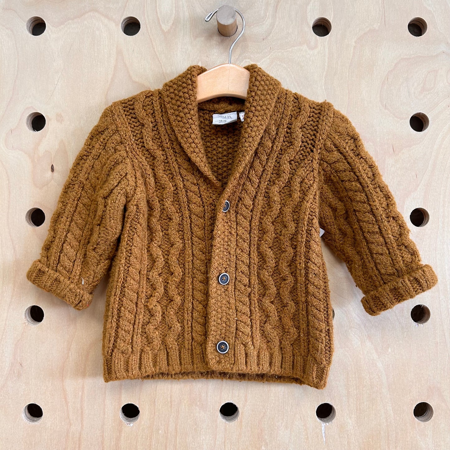 Brown Chunky Knit Sweater