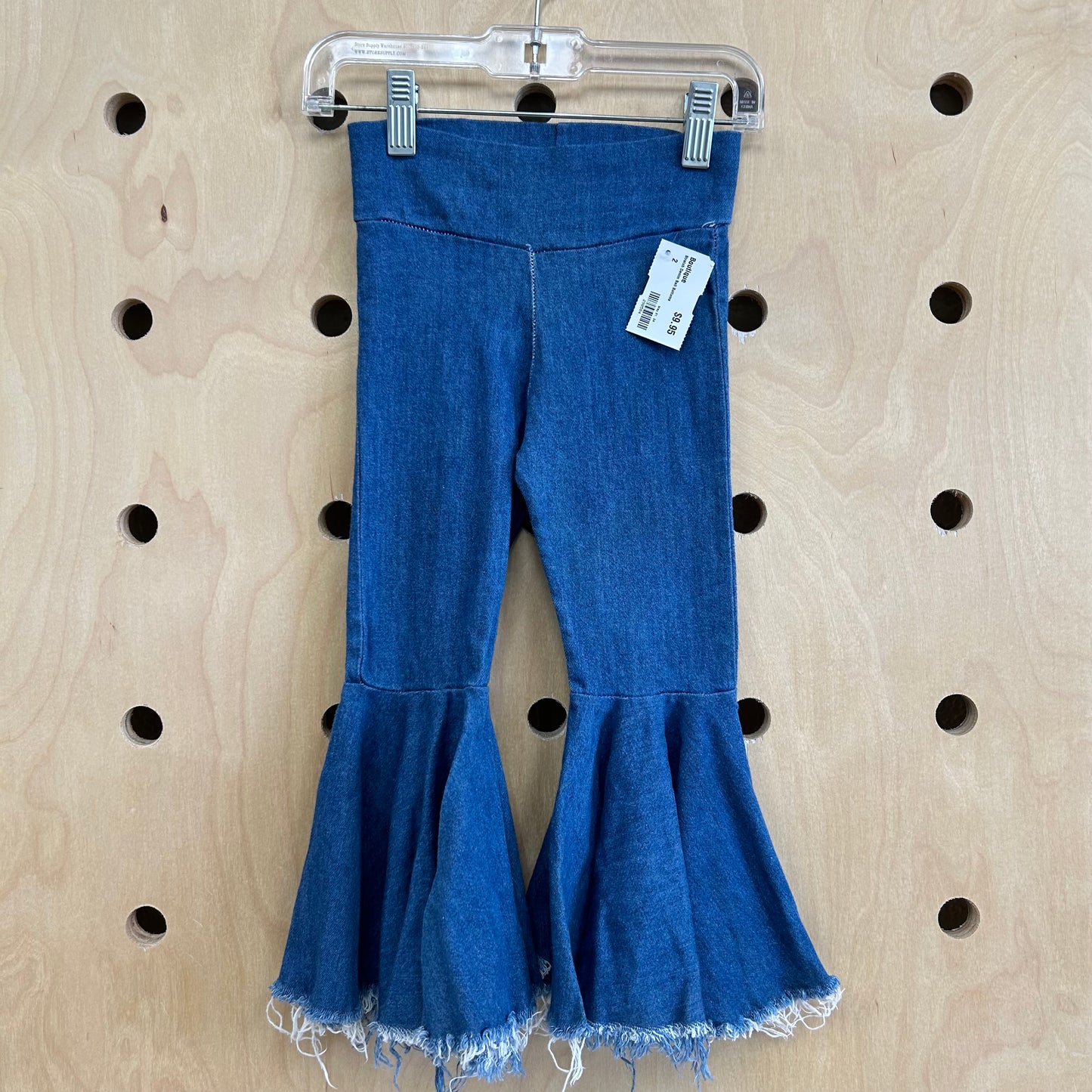 Stretch Denim Bell Bottoms